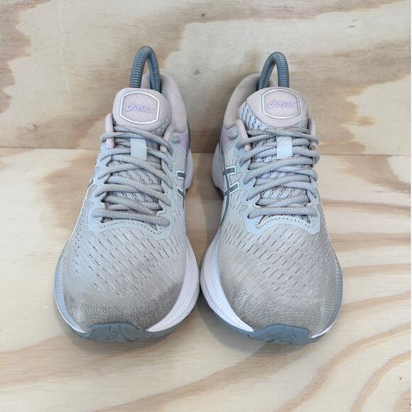 Asics - Gel-Kayano 27 - Running Shoes - Gray/Pink - Women's - 7.5 - 1012B263 - Picture 2 of 9